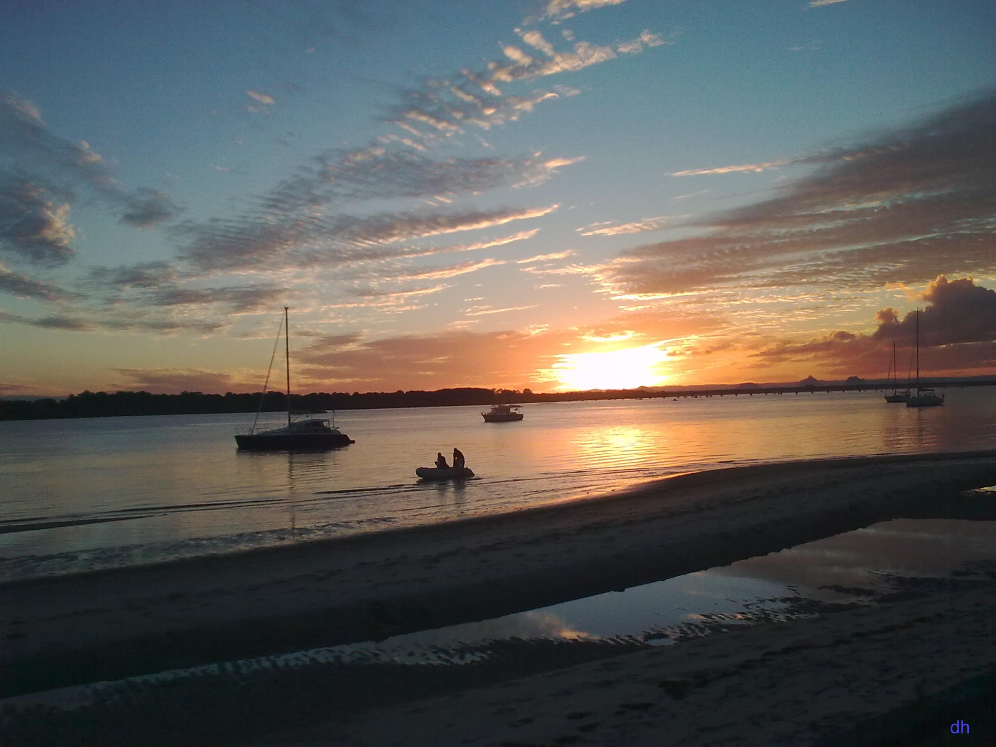 Sunset at Bribie Island, South East Queensland, Australia